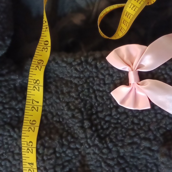 DOLLSKILL SUGAR THRILLZ 2X BLACK SERPA WITH PINK BOWS LONG-SLEEVED POCKETS - Picture 6 of 11